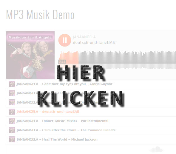 MP3 Demo Partymusik und Tanzmusik